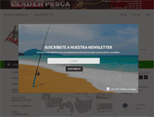 Tablet Screenshot of leaderpesca.com